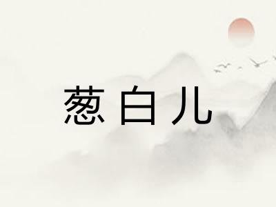 葱白儿