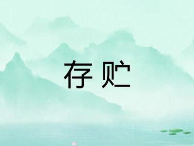 存贮