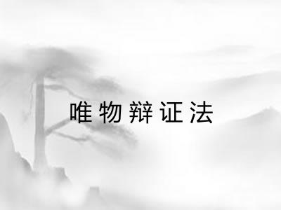 唯物辩证法