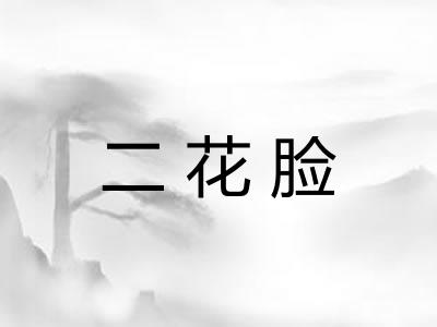 二花脸