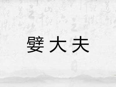 嬖大夫