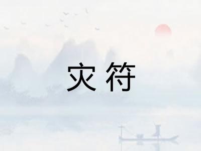 灾符