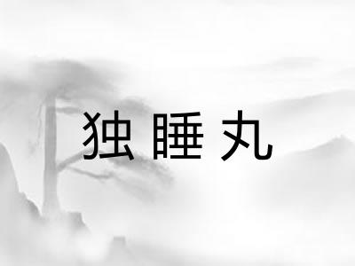 独睡丸