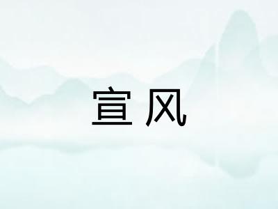 宣风