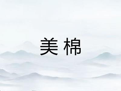 美棉