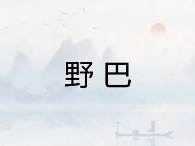 野巴