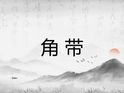 角带