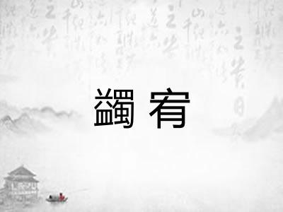 蠲宥