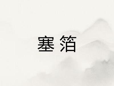 塞箔