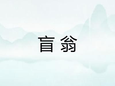 盲翁