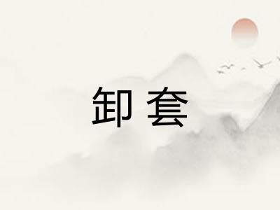 卸套