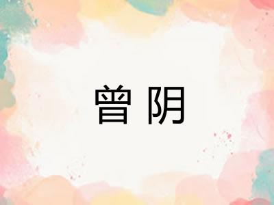 曾阴