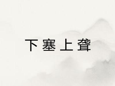 下塞上聋