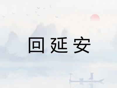 回延安