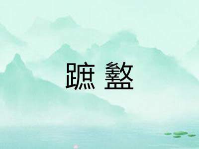 蹠盭