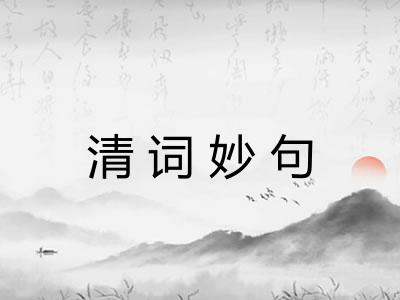 清词妙句