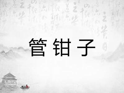 管钳子