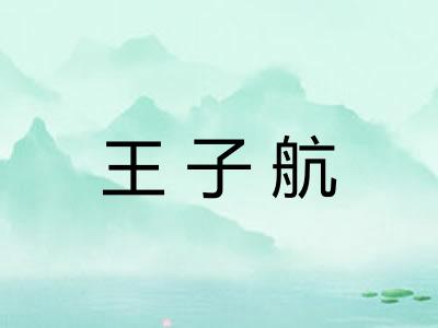 王子航
