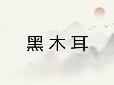黑木耳