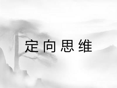 定向思维