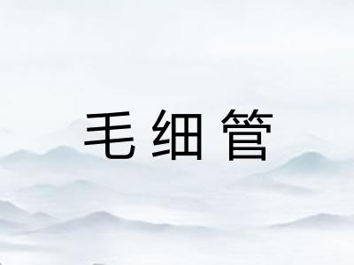 毛细管