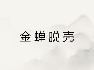 金蝉脱壳