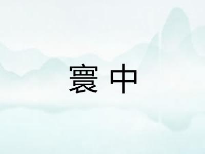 寰中