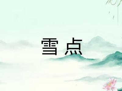 雪点