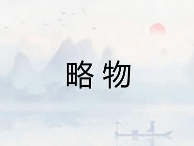 略物