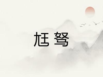 尪驽