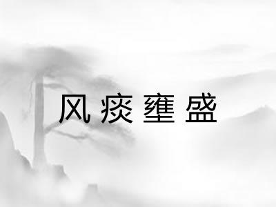 风痰壅盛
