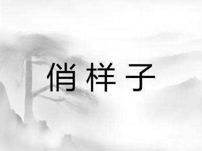 俏样子