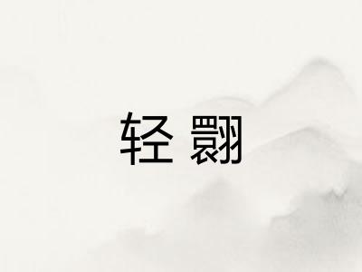 轻翾