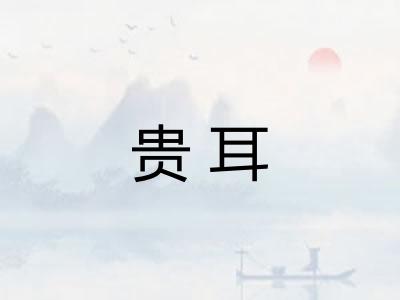 贵耳