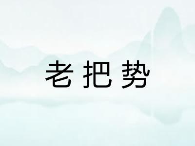 老把势