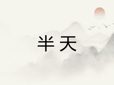 半天