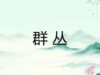 群丛