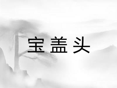 宝盖头