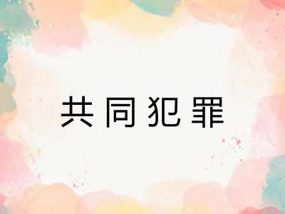 共同犯罪
