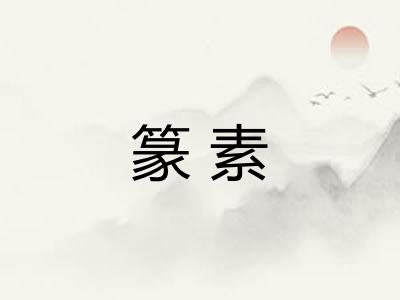 篆素