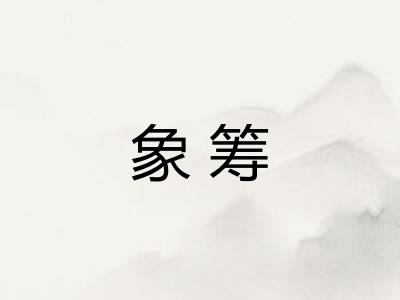象筹
