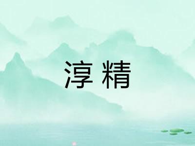 淳精