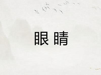 眼睛