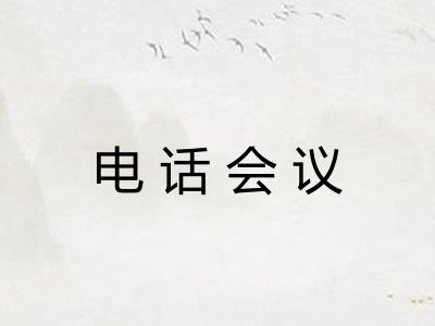 电话会议