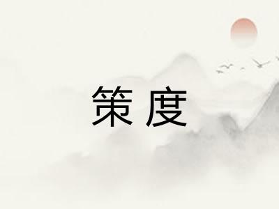 策度