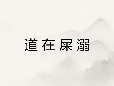 道在屎溺