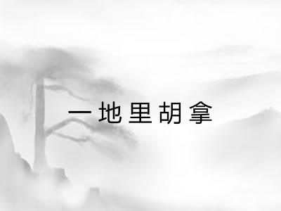 一地里胡拿