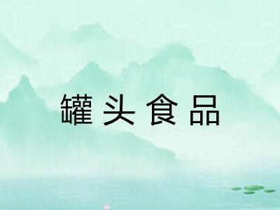 罐头食品