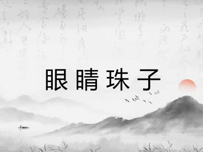 眼睛珠子