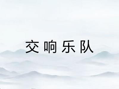 交响乐队
